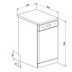 Smeg LSA4525XIN lavastoviglie Libera installazione 10 coperti E 3