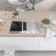 Miele CSDA1020 piano cottura Nero, Acciaio inox Da incasso Piano cottura a induzione 4 Fornello(i) Cappa da incasso 5