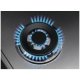AEG HG755551SY piano cottura Acciaio inox Da incasso 75 cm Gas 5 Fornello(i) 7