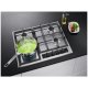 AEG HGB64420YM piano cottura Acciaio inox Da incasso 60 cm Gas 4 Fornello(i) 3