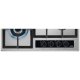 AEG HGB64420YM piano cottura Acciaio inox Da incasso 60 cm Gas 4 Fornello(i) 4