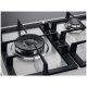 AEG HGB95520YM piano cottura Nero, Acciaio inox Da incasso 90 cm Gas 5 Fornello(i) 11