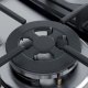 Neff T27BB59N0 piano cottura Nero, Acciaio inox Da incasso 75 cm Gas 5 Fornello(i) 6