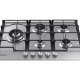 Samsung NA75J3030AS Acciaio inox Da incasso 75 cm Gas 5 Fornello(i) 5