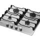 Samsung NA64H3010AS Acciaio inox Da incasso 60 cm Gas 4 Fornello(i) 3