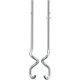 KitchenAid 5KHM9212BAC sbattitore Sbattitore manuale 85 W Crema, Acciaio inox 5
