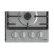 Gorenje GW641XUK piano cottura Acciaio inox Da incasso 60 cm Gas 4 Fornello(i) 4