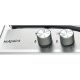 Hotpoint Ariston PCN 641 IX/H piano cottura Nero, Grigio Da incasso 59 cm Gas 4 Fornello(i) 3