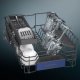 Siemens iQ300 SR93EX28LE lavastoviglie A scomparsa totale 9 coperti D 6