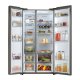 Haier SBS 90 Serie 5 HSW59F18DNMM frigorifero side-by-side Libera installazione 615 L D Acciaio inox 18