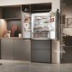 Haier HFR3718ENMD Libera installazione 402 L Acciaio inox 18