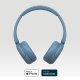 Sony Cuffie Bluetooth wireless WH-CH520 - Durata della batteria fino a 50 ore con ricarica rapida, stile on-ear - Blu 3