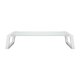Trust 25351 Supporti a parete per TV Scrivania Trasparente, Bianco 3