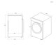 Haier I-Pro Series 5 HD80-A3959E asciugatrice Libera installazione Caricamento frontale 8 kg Bianco 17