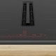 Bosch Serie 8 PXX890D51E piano cottura Nero Da incasso 80 cm Piano cottura a induzione 4 Fornello(i) Cappa da incasso 3