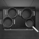 Smeg Concert CX91IMBL cucina Cucina freestanding Elettrico Piano cottura a induzione Nero 8