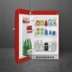 Smeg FAB10HLRD6 frigorifero Libera installazione 135 L D Rosso 7