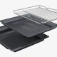 Bosch Serie 2 HBG537BB3 + PIF645BB5E set di elettrodomestici da cucina Piano cottura a induzione Forno elettrico 8