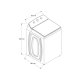 Whirlpool 8MWTW1823WJM lavasciuga Libera installazione Caricamento dall'alto Bianco 11