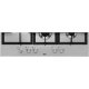 AEG HGB75520SM Acciaio inox Da incasso 75 cm Gas 5 Fornello(i) 3