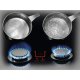 AEG HGB64200SM Nero, Acciaio inox Da incasso 60 cm Gas 4 Fornello(i) 9