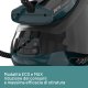 Imetec Smartvapor Ferro da Stiro Generatore di Vapore, Vapore 2 volte più potente, Fino a 6,0 Bar Pump, 2400 W, Colpo di vapore da 350 g, Piastra Fluid Ceramic PRO, Carica continua con serbatoio estra 5