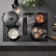 Miele KMDA 7272 FL-A Silence Nero Da incasso 80 cm Piano cottura a induzione 4 Fornello(i) Cappa da incasso 4