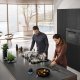 Miele KMDA 7272 FL-A Silence Nero Da incasso 80 cm Piano cottura a induzione 4 Fornello(i) Cappa da incasso 5