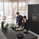 Miele KMDA 7473 FL-A Silence Nero Da incasso 80 cm Piano cottura a induzione Zoneless 2 Fornello(i) Cappa da incasso 4