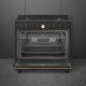 Smeg Coloniale CO96GMA9 cucina Cucina freestanding Elettrico Gas Antracite 3