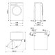 Smeg LBW62PCIT lavatrice Caricamento frontale 6 kg 1200 Giri/min Bianco 3