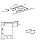 AEG CCE84543FB Nero Da incasso 78 cm Piano cottura a induzione 4 Fornello(i) Cappa da incasso 15