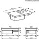 AEG CCE84543FB Nero Da incasso 78 cm Piano cottura a induzione 4 Fornello(i) Cappa da incasso 16