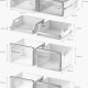 Bosch Serie 6 KFI96APEAG frigorifero side-by-side Libera installazione 574 L E Acciaio spazzolato 10