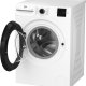 Beko b100 BM1WFU3842W lavatrice Caricamento frontale 8 kg 1400 Giri/min Nero, Bianco 8