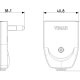 Vimar 00204.B presa elettrica S17 Bianco 2P 4