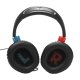 JBL Quantum 100N Auricolare Cablato A Padiglione Gaming Blu, Rosso 8