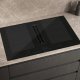 Siemens iQ700 EX800NX68E piano cottura Nero Da incasso 80 cm Piano cottura a induzione 4 Fornello(i) Cappa da incasso 5