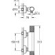 GROHE Precision Feel sistema di doccia Cromo 5