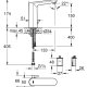 GROHE Eurosmart Cosmopolitan E Cromo 6