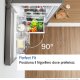 Bosch Serie 4 KGN392I1F , Frigorifero combinato da libera installazione, 203 x 60 cm, Acciaio spazzolato anti-impronta Classe A 10