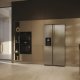 Haier HSW59F18DIMM(UK) frigorifero side-by-side Libera installazione 601 L D Platino, Acciaio inox 20