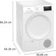 Siemens iQ300 WT43H00MNL asciugatrice Libera installazione Caricamento frontale 8 kg A++ Bianco 6