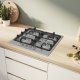 Bosch Serie 4 PGP6B5K90 , Piano cottura a gas, 60 cm, Acciaio inox 6