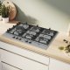 Bosch Serie 6 PCS7A5I90 , Piano cottura a gas, 75 cm, Acciaio inox 7
