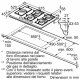 Bosch Serie 6 PPM9A6I40 , Piano cottura a gas, 90 cm, Vetro temperato, Nero 7