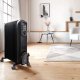 De’Longhi V551225.BG stufetta elettrica Interno Nero 2500 W Riscaldatore ambiente elettrico a olio 5