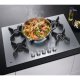 AEG HGB75423UZ Acciaio inox Da incasso 75 cm Gas 4 Fornello(i) 4