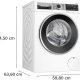Bosch Serie 6 WGG246Z8NL lavatrice Caricamento frontale 9 kg 1400 Giri/min Bianco 6
