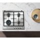 Whirlpool GMA 6422/IX NL piano cottura Acciaio inox Da incasso 59 cm Gas 4 Fornello(i) 3